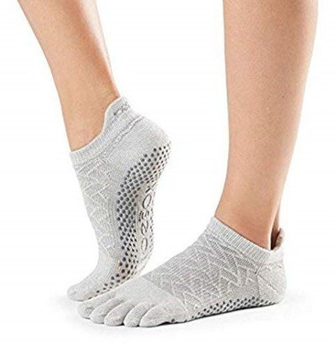 ToeSox Grip Full Toe Low Rise Socks