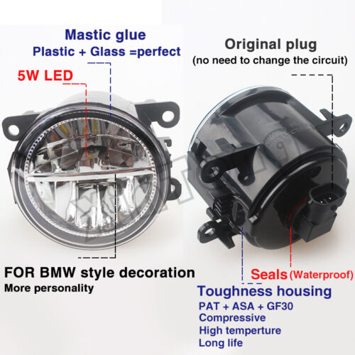 Pair Fog Light Lamp For Acura TSX 2011 2012 2013 2014 TL 2012 2013 2014 ILX RDX 