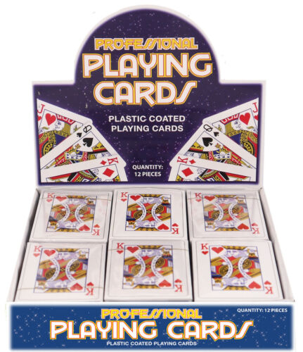 Joker Professionelle Poker Romme Spielkarten Plastik beschichtet 52 Karten 