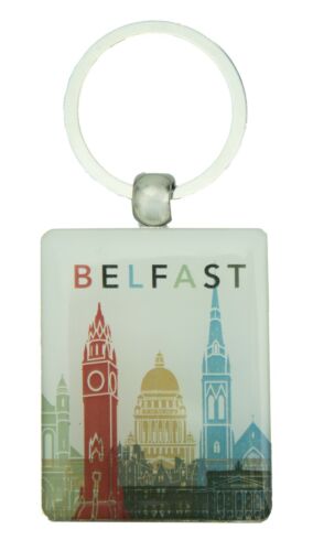 Irish Ireland Belfast City Icons Bag Purse Double Dome Keyring Charm 