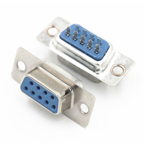 RS232 DB9 Adapter Connector Female//Male Socket//Plug Serial Pins Way D-Sub Solder