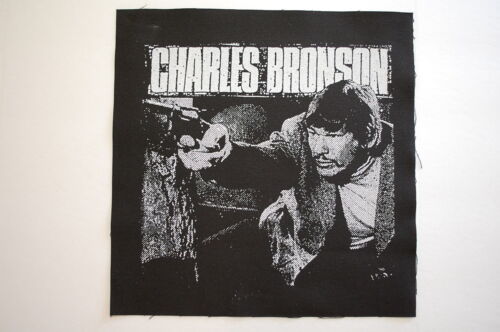 BP8 Charles Bronson Backpatch Punk Rock Back Patch Crust Doom Dirt Aus Rotten 