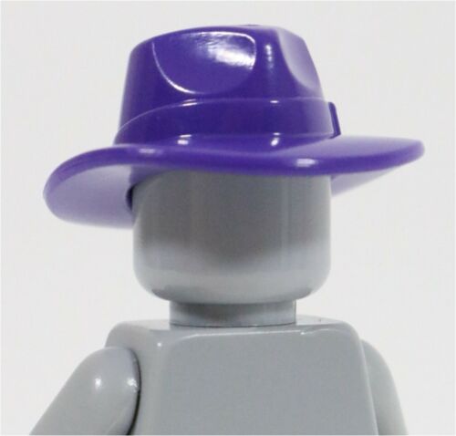 LEGO JOKER MINIFIGURE FEDORA PURPLE HAT PART X1-76013 DC SUPERHEROES