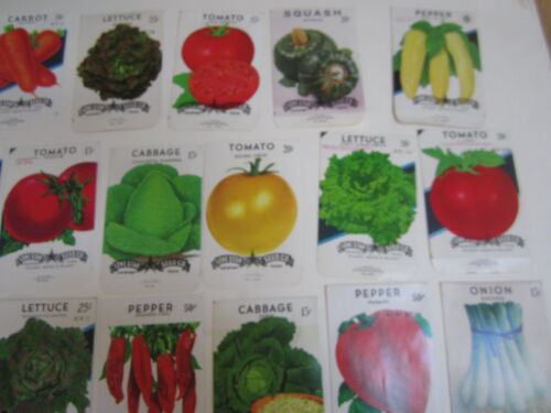 EMPTY SEED PACKETS Red Cayenne PEPPER Wholesale Lot of 25 Old Vintage
