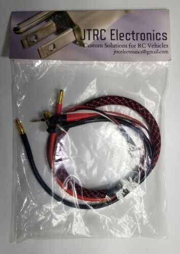 24in Icharge Battery Lead 2s Charge Balance 4mm To 4//5mm Bullet Lipo