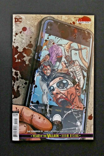 THE TERRIFICS # 21 YEAR OF THE VILLAIN DOOM RISING VARIANT NEW NEVER READ