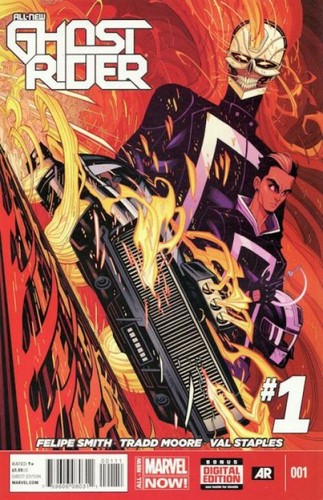 First Robbie Reyes Marvel All-New Ghost Rider #1 Comic Book