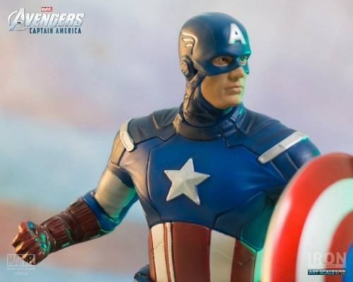 The Avengers Captain America Art échelle 1//10 MARVEL-IRON Studios-OLD STOCK!