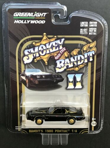 GREENLIGHT Smokey and The Bandit *Bandit's 1980 Pontiac T/A* 1:64 Black 