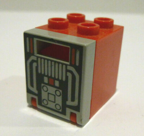 1 x LEGO® City,Schrank,Kasten,Briefkasten 4345 mit Tür/Klappe 2x2 bedruckt.01 
