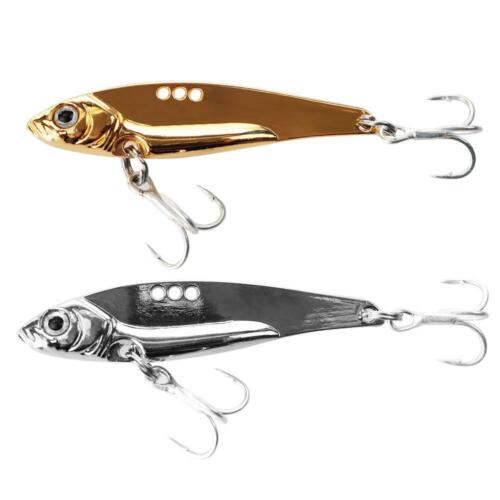 Details about   Metal VIB Lures Spoon Sequins 3D Eyes Iron Plate Bass Artificial Hard Bait 
