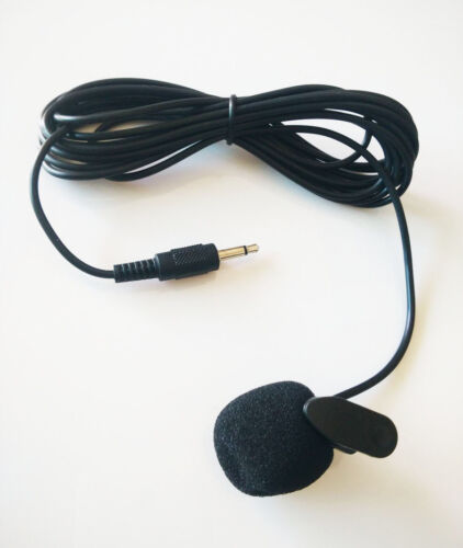 3.5mm Car Stereo External Microphone For Bluetooth Enabled Stereo GPS MP5 Radio 