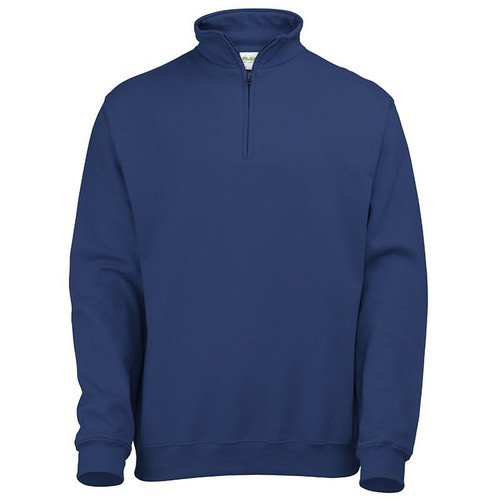 AWDis Mens Sweat JH046 Ladies Sophomore 1//4 Zip Neck Sweatshirt Zip Sport Jumper