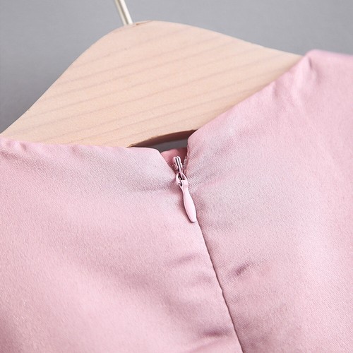 Kids Baby Girl 3D Rose Flower Bridesmaid Party Dress Princess Bow TuTu Dressup