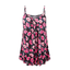 Plus Size Womens Summer Print Cami Mini Dress Boho Sleeveless Long Vest Tops Tee