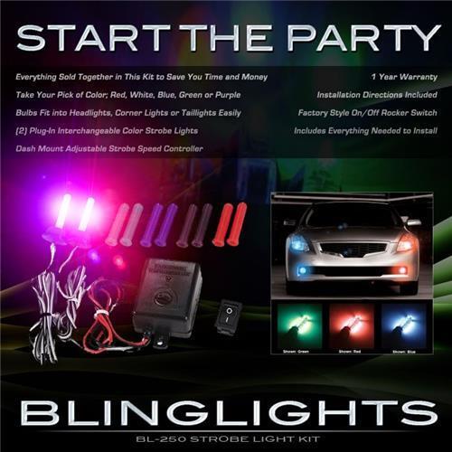 Subaru XV Crosstrek Strobes Police Light Kit for Headlamps Headlights Head Lamps