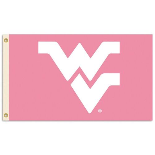 NCAA College Football Basketball Pink Breast Cancer  Awareness pink Flag 3/' x 5/'