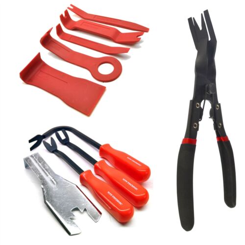 5pc Plastic /& Metal Trim Car Panel Removal Tools And Pliers Non Scratch