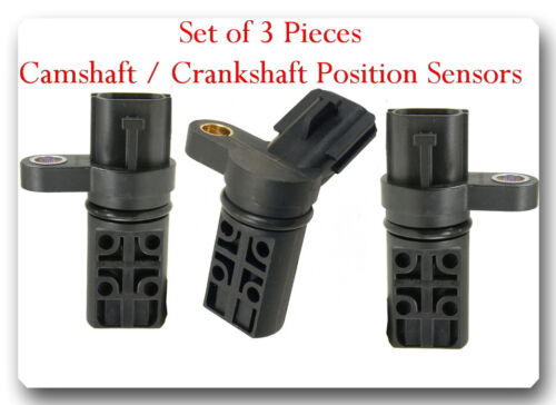 Infiniti & Nissan 3 Pcs set  Camshaft/Crankshaft Position Sensor Fits 