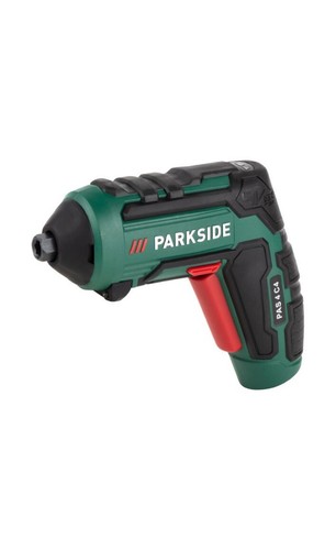 Parkside 4 V Sans Fil Tournevis Avec Interchangeables Têtes Carry Case