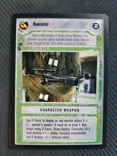 A New Hope Bowcaster Star Wars CCG