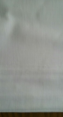 2 NOS Unused Vintage White Twin Flat Sheets ~ Fine Cotton Muslin ~ Nice!