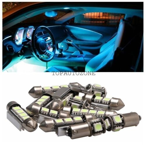 6 x Ice Blue Car LED Light Interior Bulbs Package Kit Fit 1994-2004 Ford Mustang