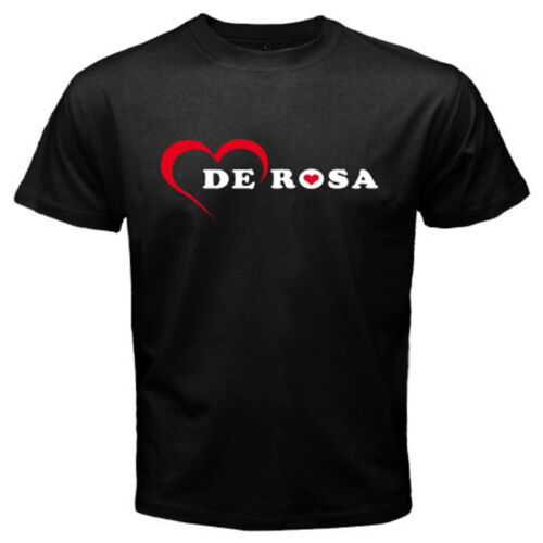 Nouvelles de Rosa italien Vélo Logo Hommes t-shirt noir taille S à 3XL