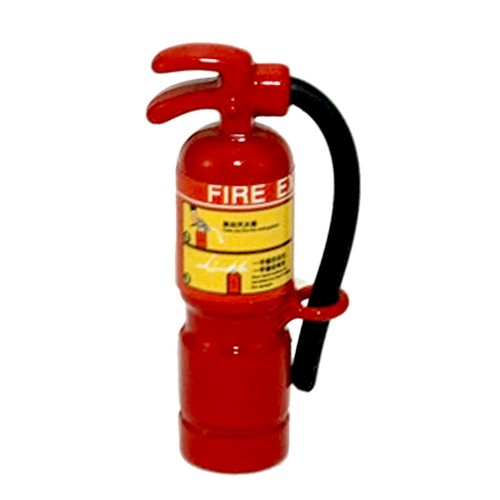 Dollhouse Miniature 1:12 Toy A Metal Alloy Red Fire Extinguisher 8*30mm New