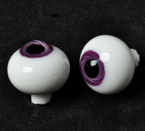 for Iplehouse BJD Doll New  14mm Glass BJD Eyes Purple Iris/&Black Pupil