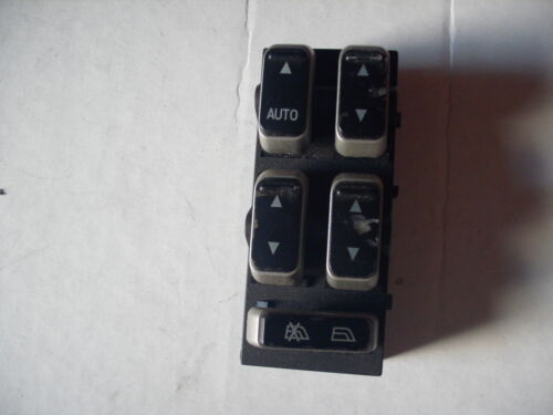 03-2008 LINCOLN TOWN CAR DRIVER DOOR MASTER SWITCH SILVER/BLACK USED TESTED GOOD 