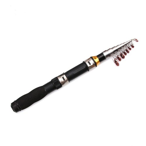2.1M Carp Fishing Rod Ultralight Carbon Fiber Telescopic Portable Spinning Pole.