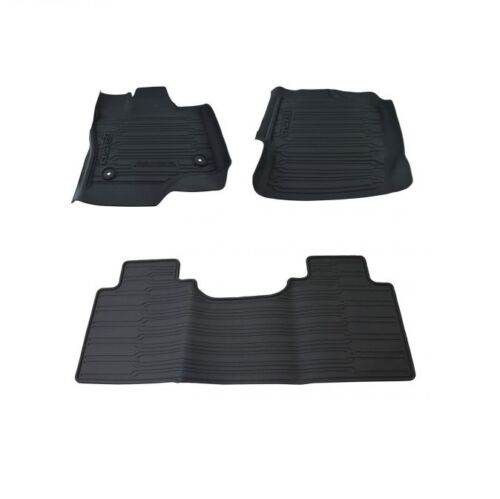 HL3Z1813300AA OE 2015-2018 Ford F-150 ALL WEATHER Floor Mats SUPERCAB 3-PC BLK
