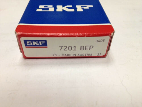 7201BEP 12x32x10mm SKF Single Row Angular Contact Ball Bearing 