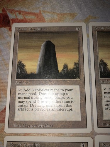 MTG Basalt Monolith x1 Revised Available 4