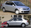 Light Tinted Out-Channel Visor Deflector 4pcs For 2007-2011 Nissan Versa Sedan
