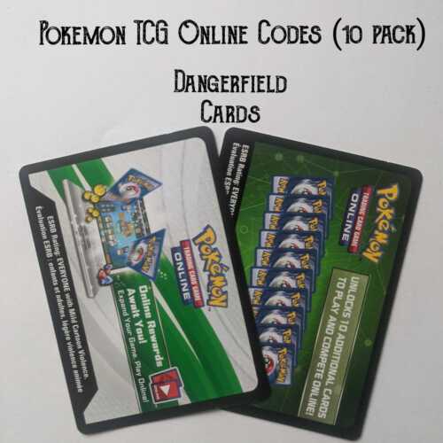 10 Pack Pokemon TCG Online Code Cards 