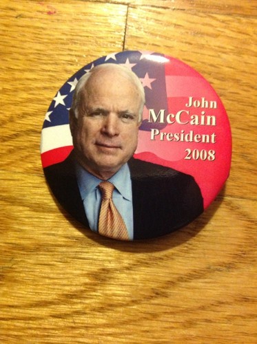 2008 Senator John McCain For President ORIGINAL 2.25/" Button