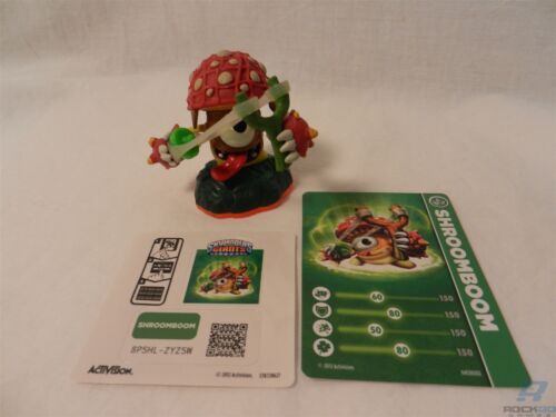 Sticker and Code Shroomboom Skylanders Figure New out of Package With Card 
