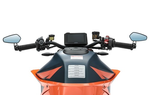 Extrémité de guidon Miroir ls4 pour DUCATI pointés Street Classic Noir