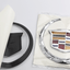 4/" Silver 3D Cadillac Rear Tailgate Emblem Trunk Lid Badge Sticker for XTS 07-14