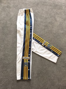 Original Adidas Popper Tracksuit Trousers,Bottoms,80s,90s Size 30