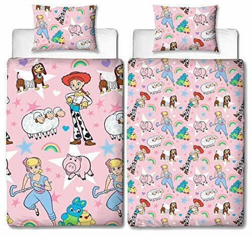 Official Toy Story 4 Rainbow Single Duvet Cover Rescue DesignReversible Two 