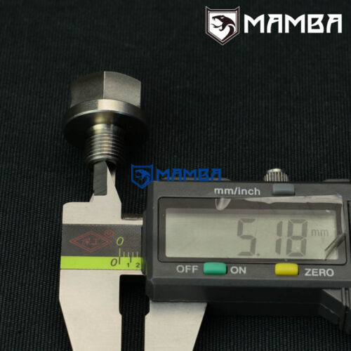 SS304 M10x1.0 to 1/8NPT Oil Water Pressure Boost Temp Sensor Adapter Fitting kit 