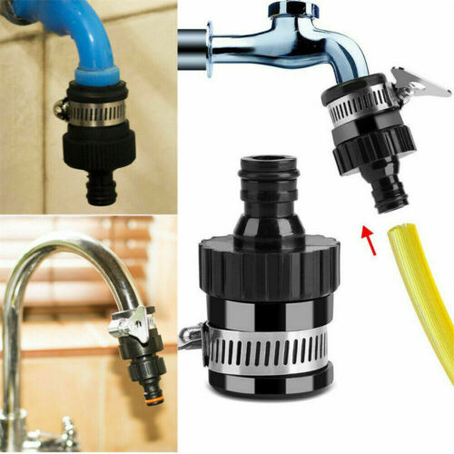 Universal Water Faucet Adapter Tap Connector Kitchen Garden Hose Pipe Fitting TR 