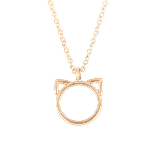 CAT EARS Necklace Alloy Necklace Chain Alloy Cute Kitten Lover Gift Pet UK 3for2 