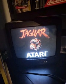 Vintage Atari Jaguar Game Console Complete w Game Works