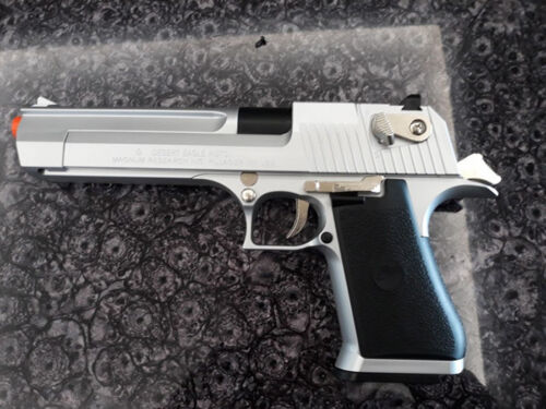 Academy Korea Desert Eagle 50 Silver Airsoft Pistol BB Replica Hand Toy Gun 6mm