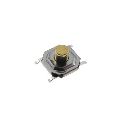 30 Metal Actuator 4x4x3mm Tactile Pushbutton Switch SMD SPST QTY