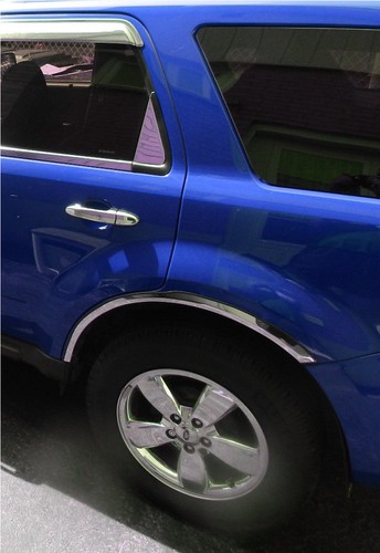 2008-2012 FORD ESCAPE WHEEL WHEEL TRIM FENDER FLARES STAINLESS STEEL 4